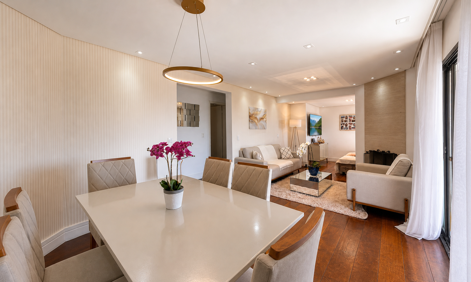 Apartamento para Venda e Locação com 140m², 3 Dormitórios  e 3 vagas
