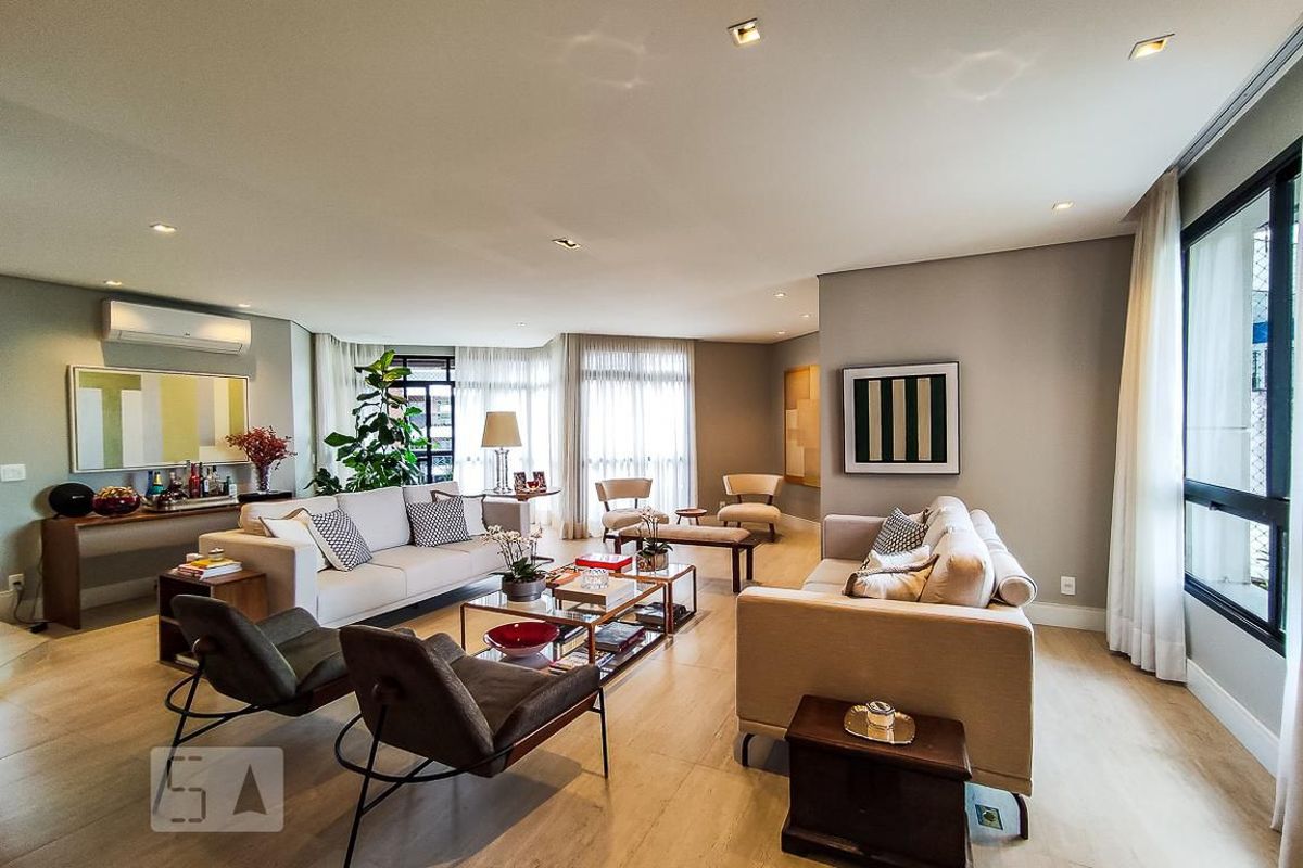 Apartamento à Venda - Real Parque, 4 Quartos,  289 m2